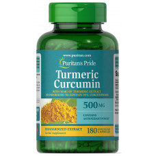 Антиоксидант Puritan's Pride Turmeric Curcumin 500 мг 180 капсул