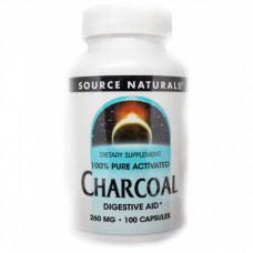 Минеральный комплекс Source Naturals Charcoal 260 мг 100 капсул