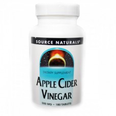 Перпарат для восстановления микрофлоры кишечника Source Naturals Apple Cider Vinegar 500 мг 180 таблеток