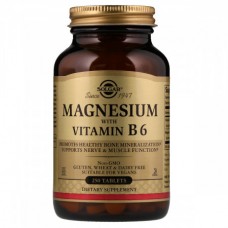 Витамины Solgar Magnesium with Vitamin В 6 250 таблеток