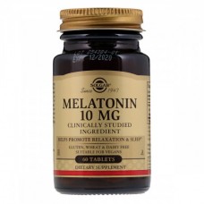 Для профилактики сна Solgar Melatonin 10 мг 60 таблеток