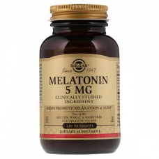 Для профилактики сна Solgar Melatonin 5 мг 120 таблеток