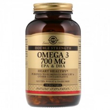Комплекс незаменимых жирных кислот Solgar Double Strength Omega 3 EPA DHA 700 мг 120 капсул
