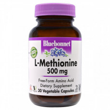 Аминокислота Bluebonnet Nutrition L-Methionine 500 мг 30 капсул