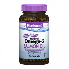 Комплекс незаменимых жирных кислот Bluebonnet Nutrition Natural Omega-3 Salmon Oil 1000 мг 90 капсул