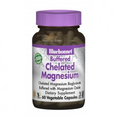 Хелатный Буферный Магний Bluebonnet Nutrition Chelated Magnesium 200 мг 60 капсул