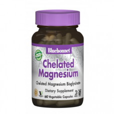 Хелатный Магний Bluebonnet Nutrition Chelated Magnesium 60 капсул