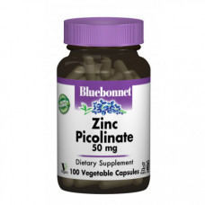 Цинк пиколинат Bluebonnet Nutrition Zinc Picolinate 50 мг 100 капсул (333113)