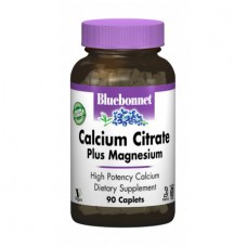 Минеральный комплекс Bluebonnet Nutrition Calcium Citrate + Magnesium 90 капсул