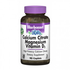 Витаминно-минеральный комплекс Bluebonnet Nutrition Calcium Citrate Magnesium + Vitamin D3 90 капсул