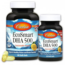 Витамины для беременных женщин Carlson EcoSmart DHA 60+20 капсул (333150)