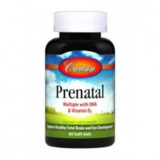 Витамины для беременных женщин Carlson Prenatal with DHA Vitamin D3 60 капусул (333137)