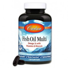 Витамины с Омега 3 Carlson Fish Oil Multi 120 капсул