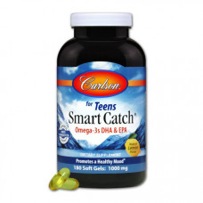 Омега 3 для подростков Carlson Smart Catch Omega 3s DHA EPA 180 капсул (333152)