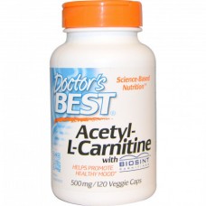 Жиросжигатель Doctor's Best Acetyl L-Carnitine 500 мг 120 капсул