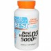 Витамины Doctor's Best Vitamin D3 5000IU 720 капсул