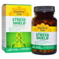 Антистрессовый энергетический комплекс Country Life Stress Shield 60 капсул