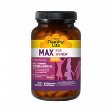 Витамины Country Life Max for Women 120 капсул