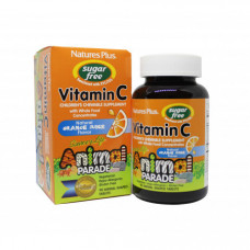 Витаминно-минеральный комплекс для детей Natures Plus Animal Parade Vitamin С Sugar free 90 таблеток (333352)