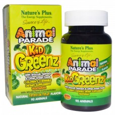 Витаминный комплекс для Детей Natures Plus Animal Parade Kid Greenz 90 таблеток