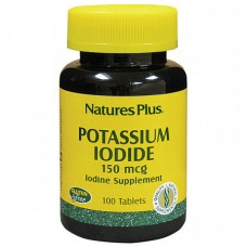 Минеральный комплекс Natures Plus Potassium Iodide 150 мкг 100 таблеток (333421)