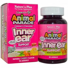 Комплекс для поддержки внутреннего уха для детей Natures Plus Animal Parade Inner ear 90 таблеток (333359)