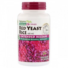 Препарат для поддержания сердечно-сосудистой системы Natures Plus Herbal Actives Red yeast Rice 60 таблеток