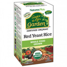 Препарат для поддержания сердечно-сосудистой системы Natures Plus Source of Life Garden Red Yeast Rice 60 капсул
