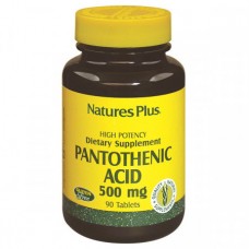 Пантотеновая Кислота B5 Natures Plus Pantothenic Acid 500 мг 90 таблеток (333328)