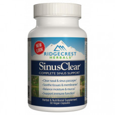 Комплекс для поддержки верхних дыхательных путей RidgeCrest Herbals SinusClear 60 капсул (333752)