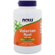 Антидепрессант NOW Valerian Root 500 mg 250 капсул
