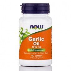 Экстракт чеснока NOW Garlic Oil 1500 mg 100 капсул