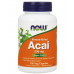 Препарат для поддержки иммунной системы NOW Acai 500 mg freeze dried 100 капсул
