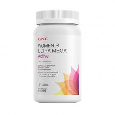 Витамины для женщин GNC Womens Ultra Mega Active 90 таблеток