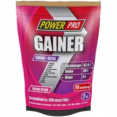 Гейнер Power Pro Gainer 2000 грамм Лесные ягоды