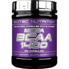 Аминокислота Scitec Nutrition Mega BCAA 1400 180 капсул