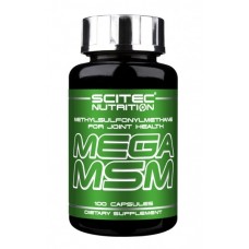 Препарат для восстановления суставов и связок Scitec Nutrition Mega MSM 100 капсул