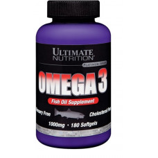 Комплекс незаменимых жирных кислот Ultimate Nutrition Omega 3 180 капсул