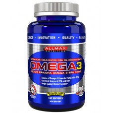 Комплекс незаменимых жирных кислот AllMax Omega 3 180 капсул