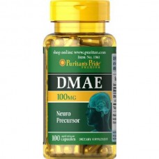 Активатор деятельности мозга Puritan's Pride DMAE 100 мг 100 таблеток