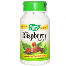 Жиросжигатель Nature’s Way Red Raspberry Leaves 100 капсул