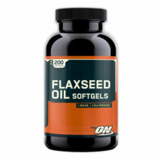 Комплекс незаменимых жирных кислот Optimum Nutrition Flaxseed Oil Softgels 200 капсул