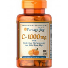 Витаминно-минеральный комплекс Puritan's Pride Vitamin C-1000 мг with Bioflavonoids and Rose Hips 100 капсул  