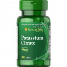 Витаминно-минеральный комплекс Puritan's Pride Potassium Citrate 99 мг 100 таблеток