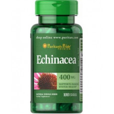 Препарат на основе эхинацеи Puritan's Pride Echinacea 400 мг 100 капсул