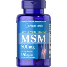 Препарат для восстановления суставов и связок Puritan's Pride MSM 500 мг 120 капсул  