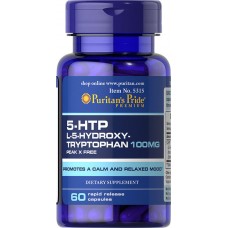 Антидепрессант Puritan's Pride 5-HTP 100 мг 60 капсул 