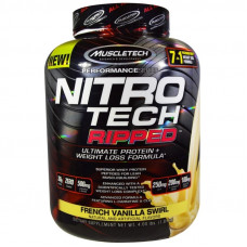 Протеин MuscleTech Nitro Tech RIPPED 1810 грамм Французская ваниль
