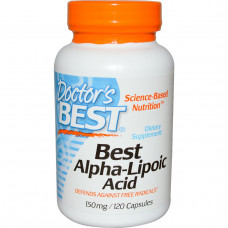 Витамины Doctor's Best Alpha Lipoic Acid 150 мг 120 капсул