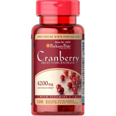 Антиоксидант Puritan's Pride Cranberry Fruit Concentrate 100 капсул